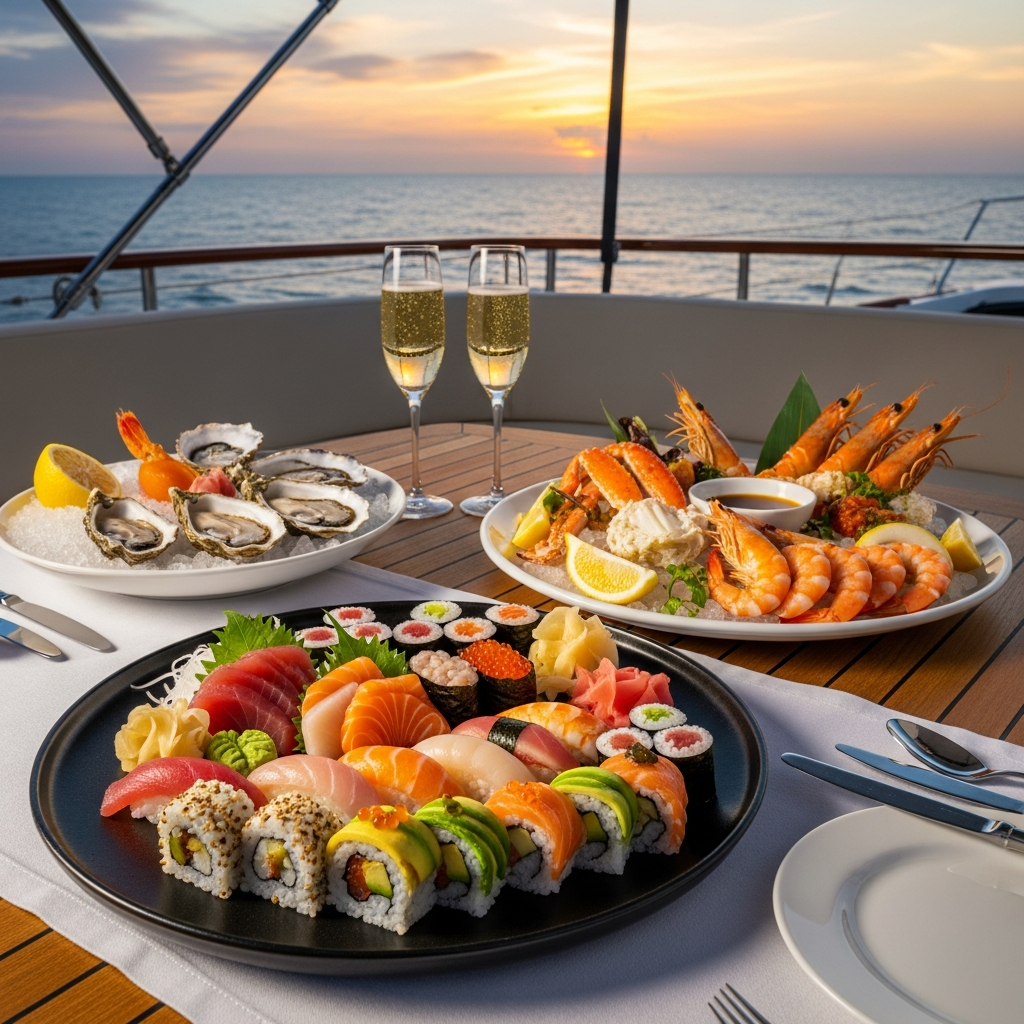 Gourmet Yacht Dining